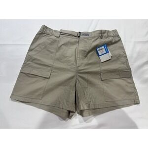 Columbia PFG Shorts Mens XL Tan NWT UV15 Hiking Outdoors Fishing Breathable